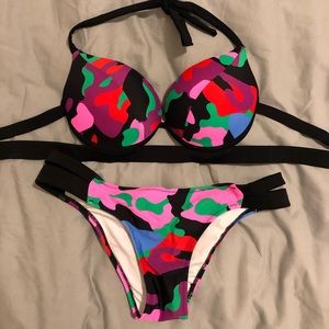 Never used super push up swimsuit